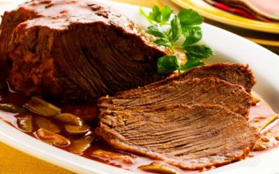 Picanha ao molho de cerveja e azeitonas