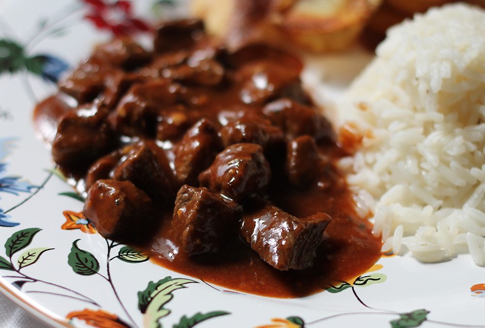 Picadinho de Carne na Cerveja Preta