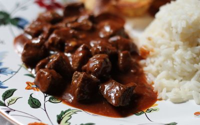 Picadinho de Carne na Cerveja Preta